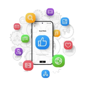 منصات سوشيال ميديا حول الموبايل